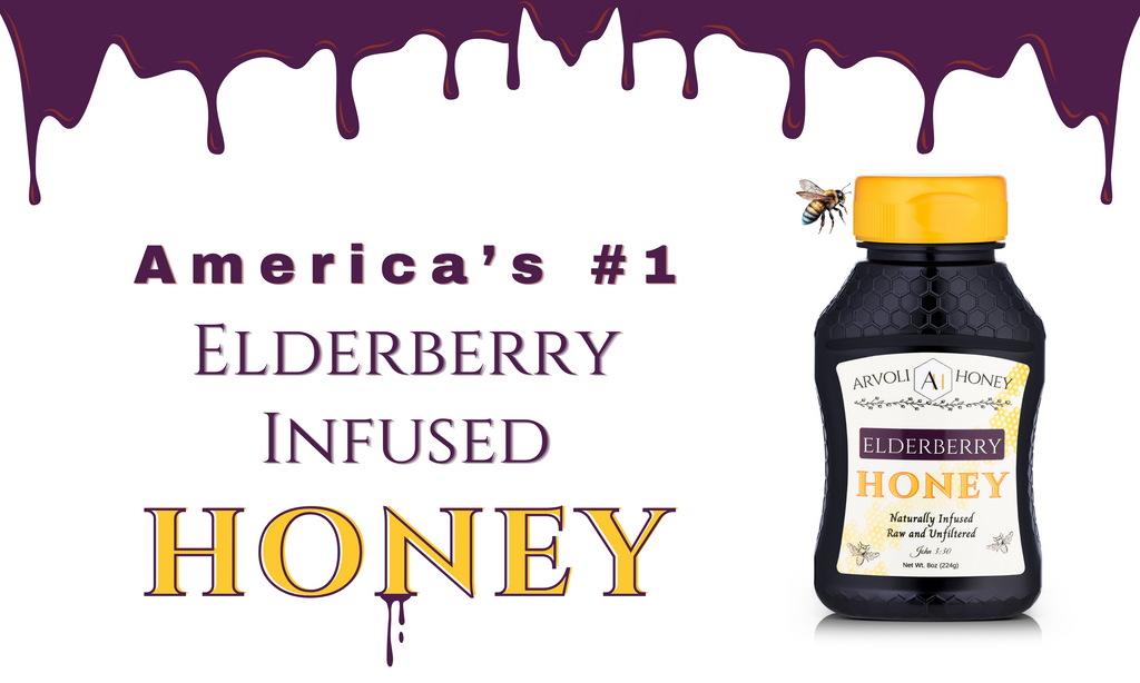 We are the original Elderberry Infused Raw Wildflower Honey. Our specialty honey infusions are all Natural; meaning no extracts or concentrates from start to finish.